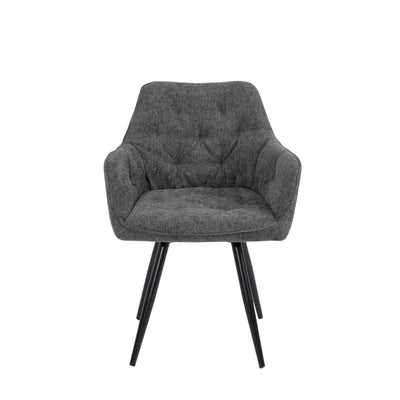 Krēsls Nino gaiši pelēkā krāsā #krasa_crido-tumsi-peleka