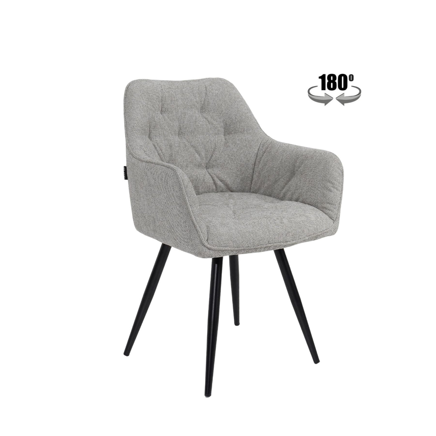 Krēsls Nino gaiši pelēkā krāsā #krasa_crido-peleka