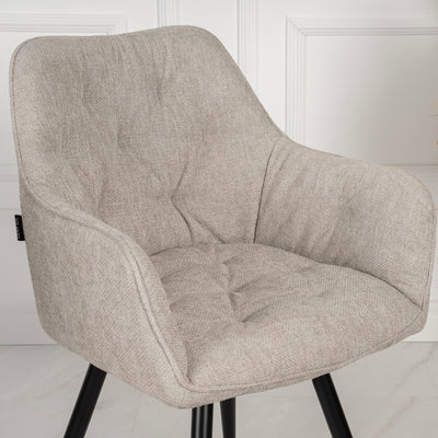 Krēsls Nino gaiši pelēkā krāsā #krasa_crido-peleka