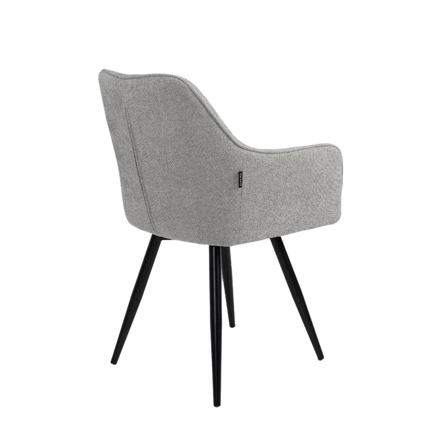 Krēsls Nino gaiši pelēkā krāsā #krasa_crido-peleka