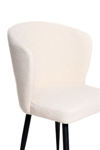 Krēsls Amosa Boucle #krasa_boucle-balta