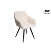 Krēsls Dante #krasa_boucle-balta