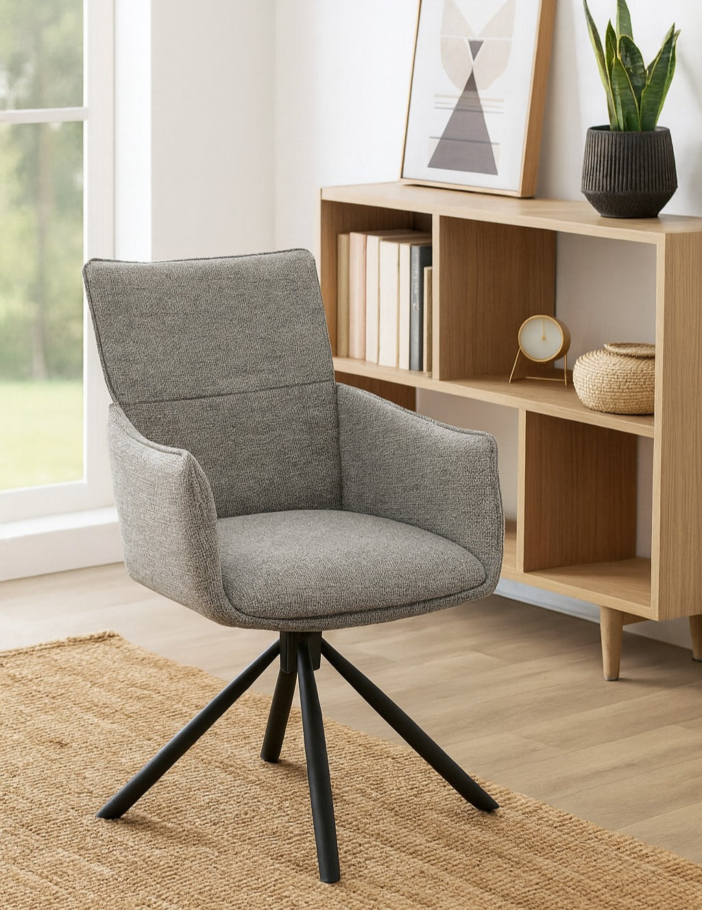 Krēsls Milan gaiši pelēkā krāsā #krasa_gaisi-peleka