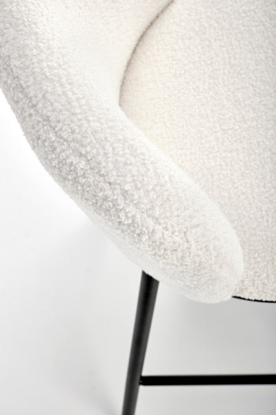 Pusbario kėdė Arezzo balta boucle #krasa_balta-boucle