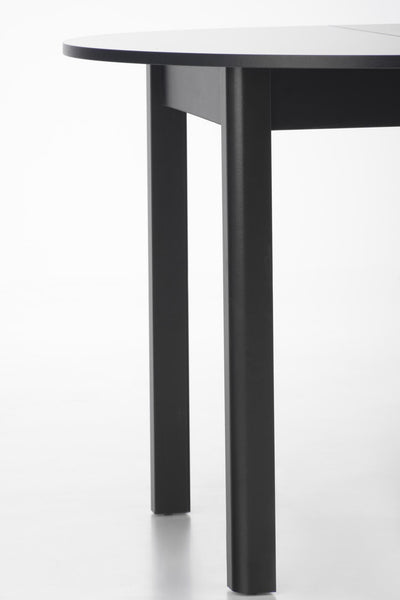 Valgomojo stalas Round juoda mdf #krasa_melna-mdf