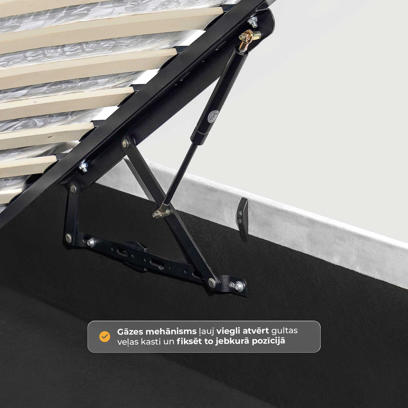 Gulamistabas gulta Tops #krasa_graphite-gray